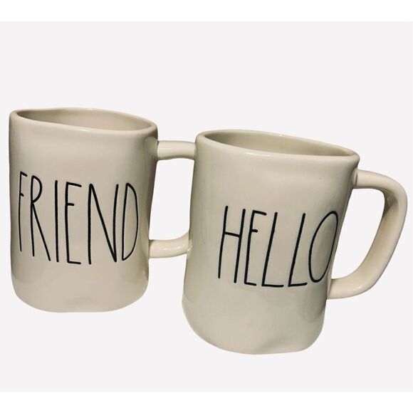 Rae Dunn Set of 2 Mugs - Picture 1 of 3